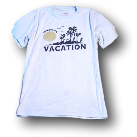 LIGHT blue/green tee - Picture 1 of 3